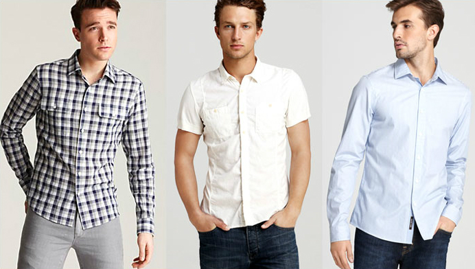 Таблица размеров одежды для мужчин: рубашки