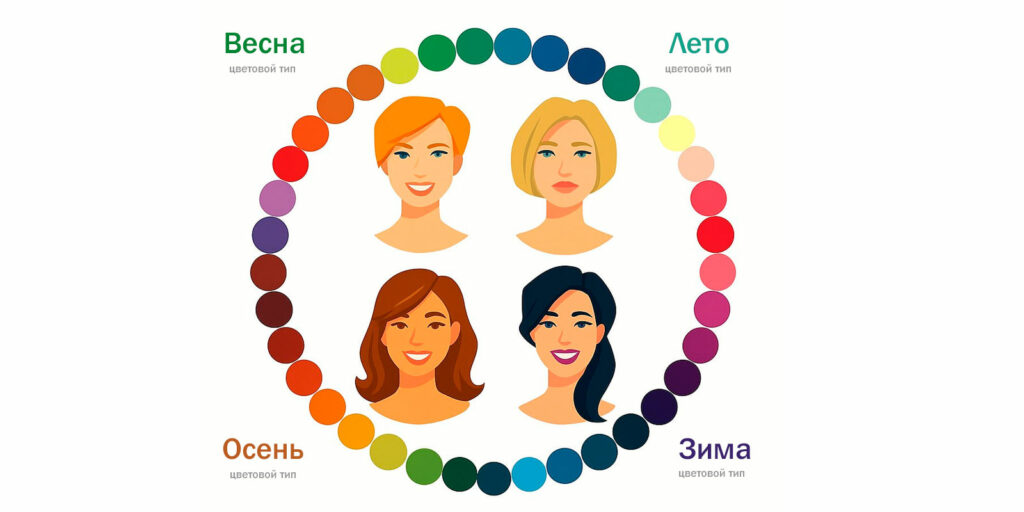 палитра цветов по цветотипу