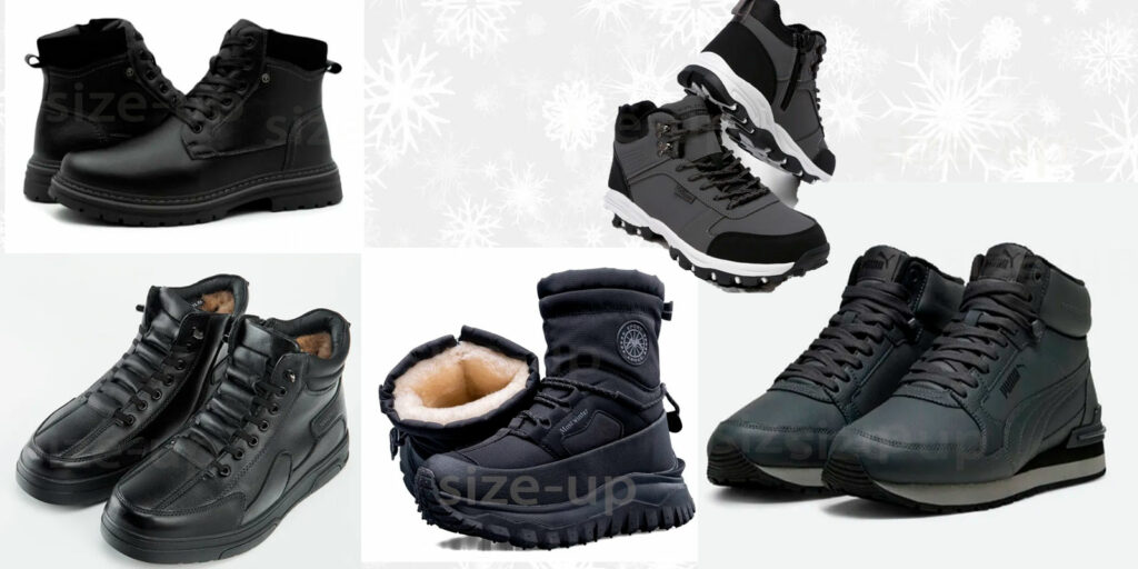 Зимняя мужская обувь с Озона