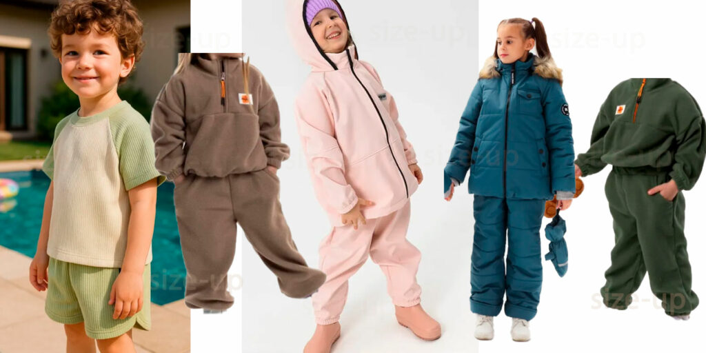 Детские костюмы для всех сезонов с Озона