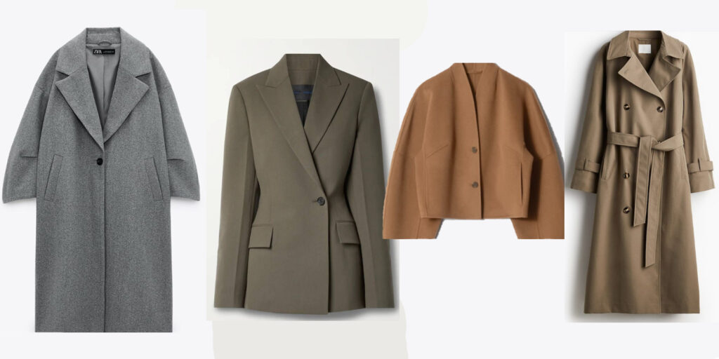 Верхняя одежда под тип фигуры